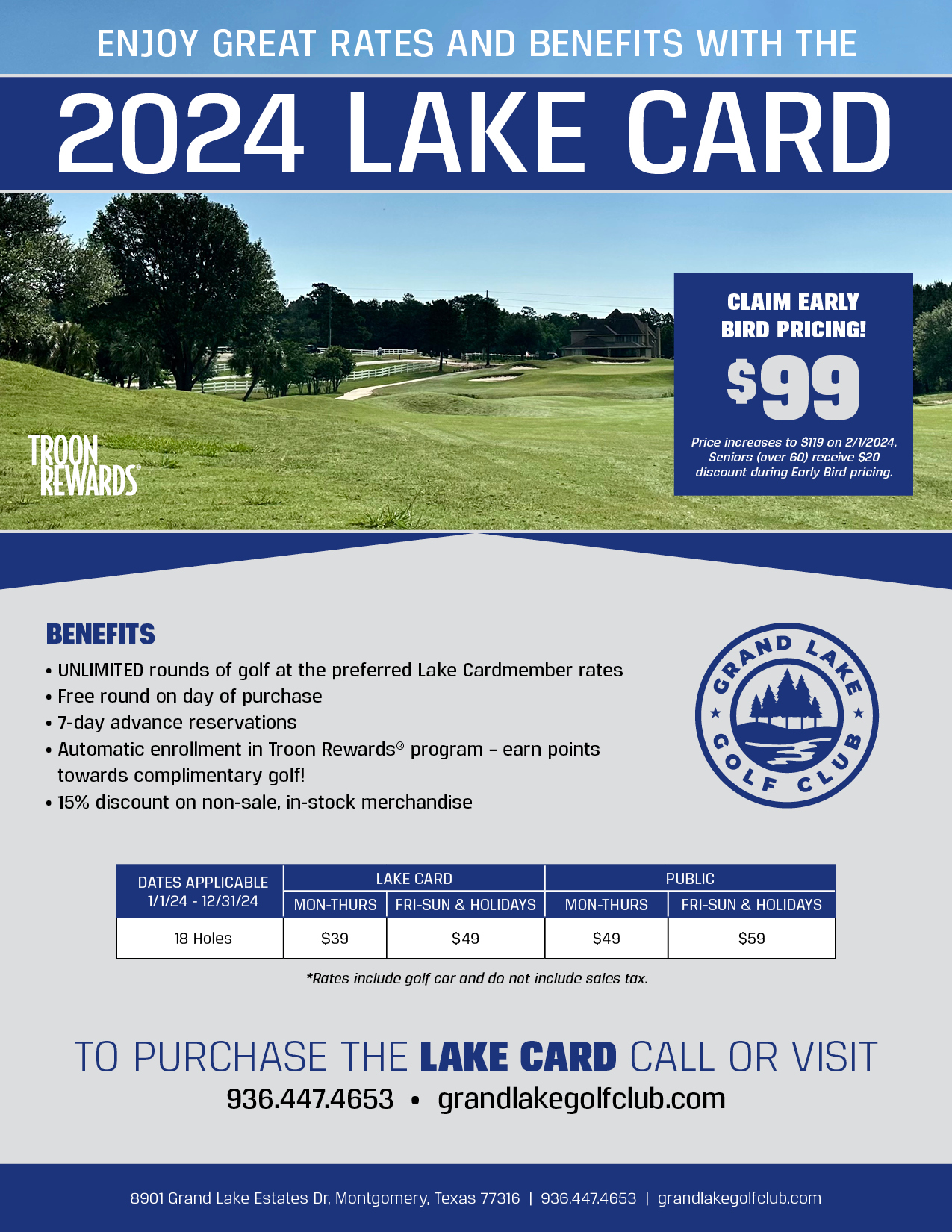 Lake Card Grand Lake Golf Club   GrandLake LakeCardEmail EarlyBird 2024 